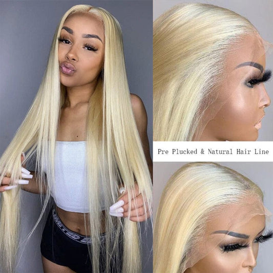 13x6 Lace Front Straight  613 blonde Wig
