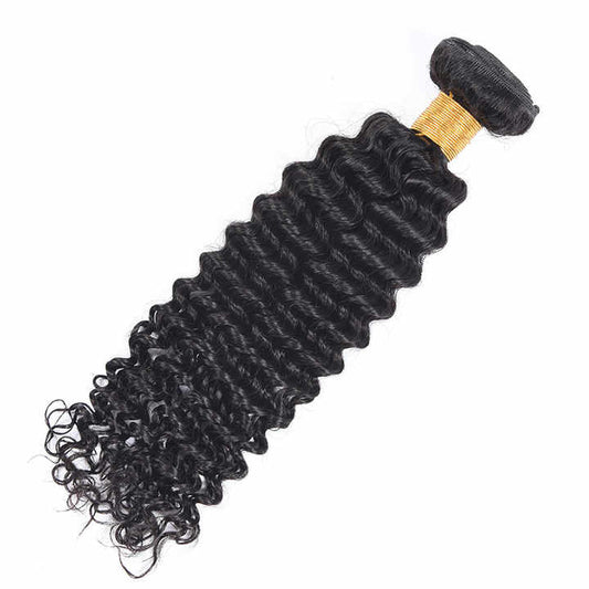 1 Bundle Deep Wave Human Hair Weave  Deal