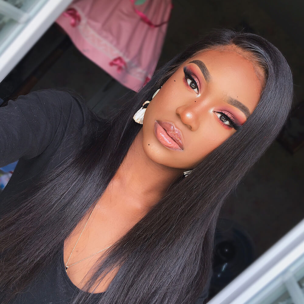 Full Lace Human Hair Wigs Straight
