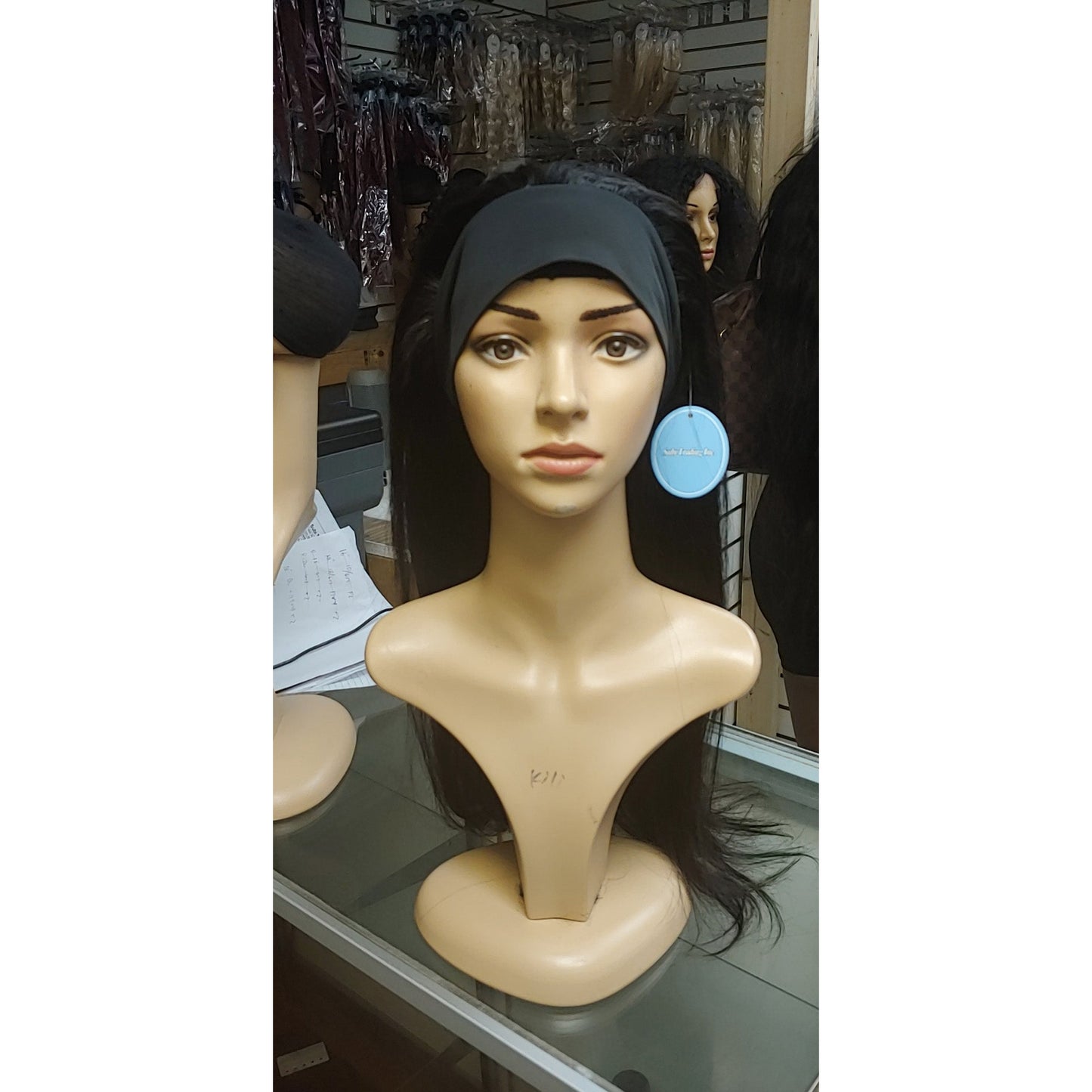 Headband Straight Wig Human Hair Wig