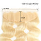 13x4 Frontal Natural Hair Line Body Wave 613 Blonde