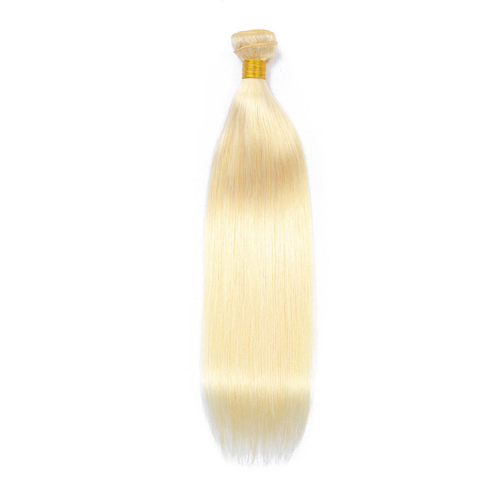 1 Bundles Deals 613 Blonde Straight Human Hair