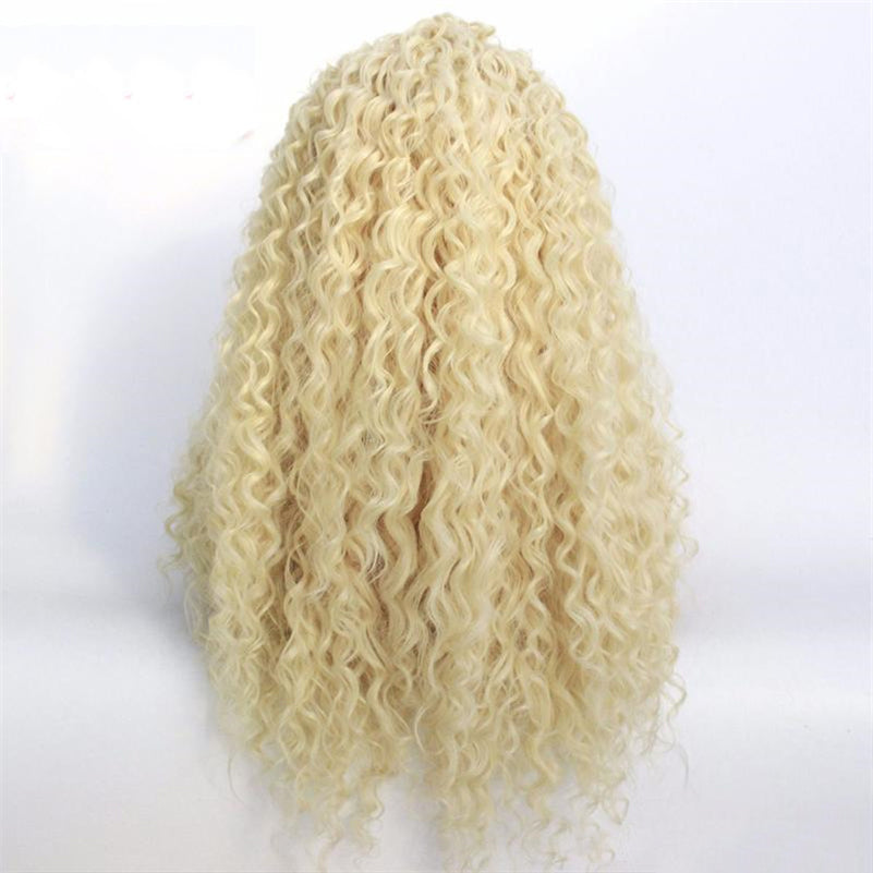 13x4 613 blonde Deep Wave Transparent Lace Wig100% Human Hair