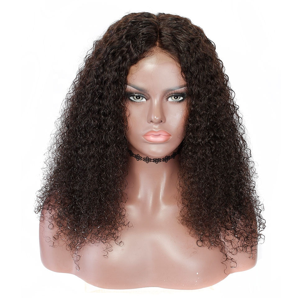 100% Human Hair 360 Lace Malaysian Curly Wig
