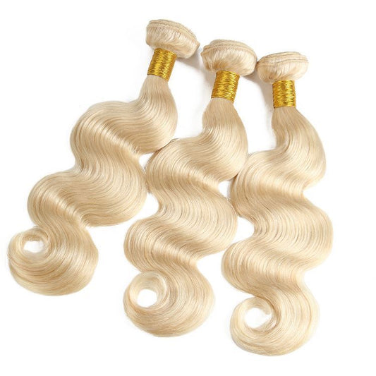 3 Bundles Deals 613 Blonde Body Wave Human Hair Weave