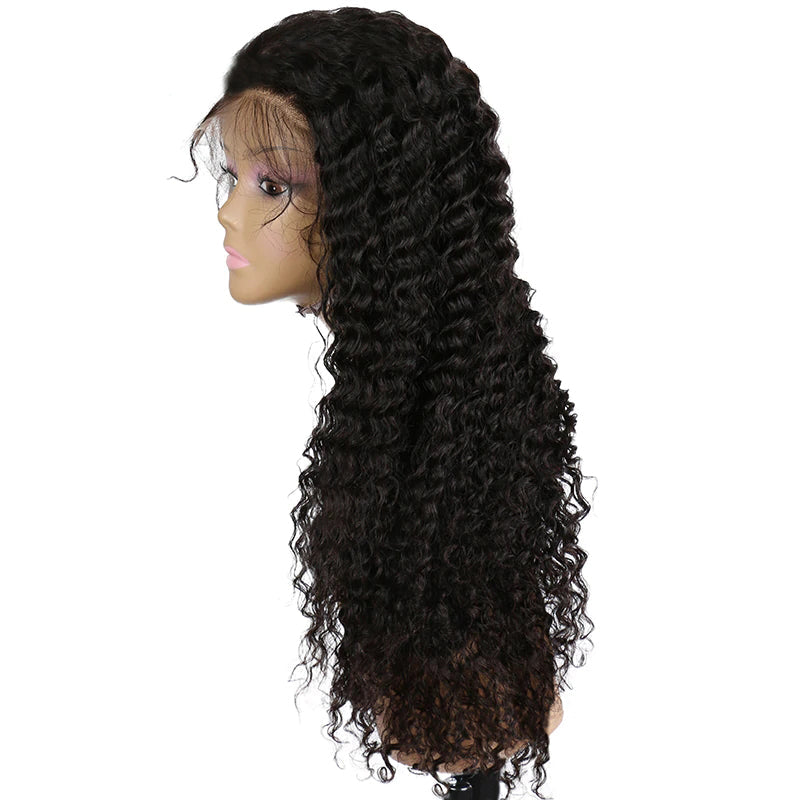 hight quality subihair curly lace front wig