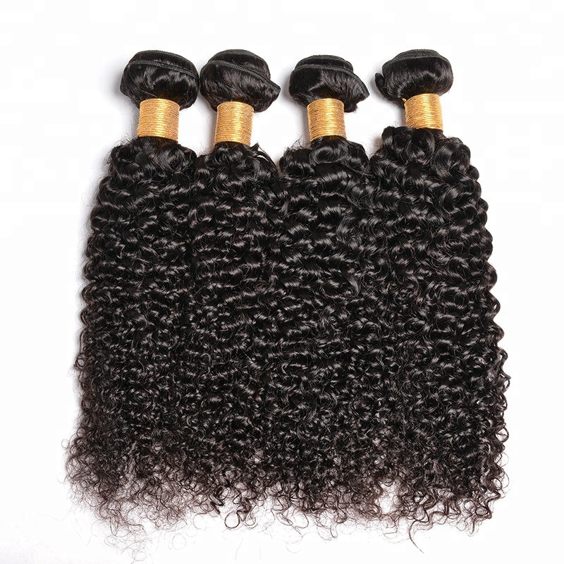 1 Bundle Kinky Curly Human Hair Weave