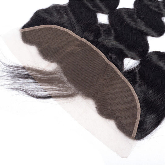 13x4 Lace Frontal Natural Color Body Wave
