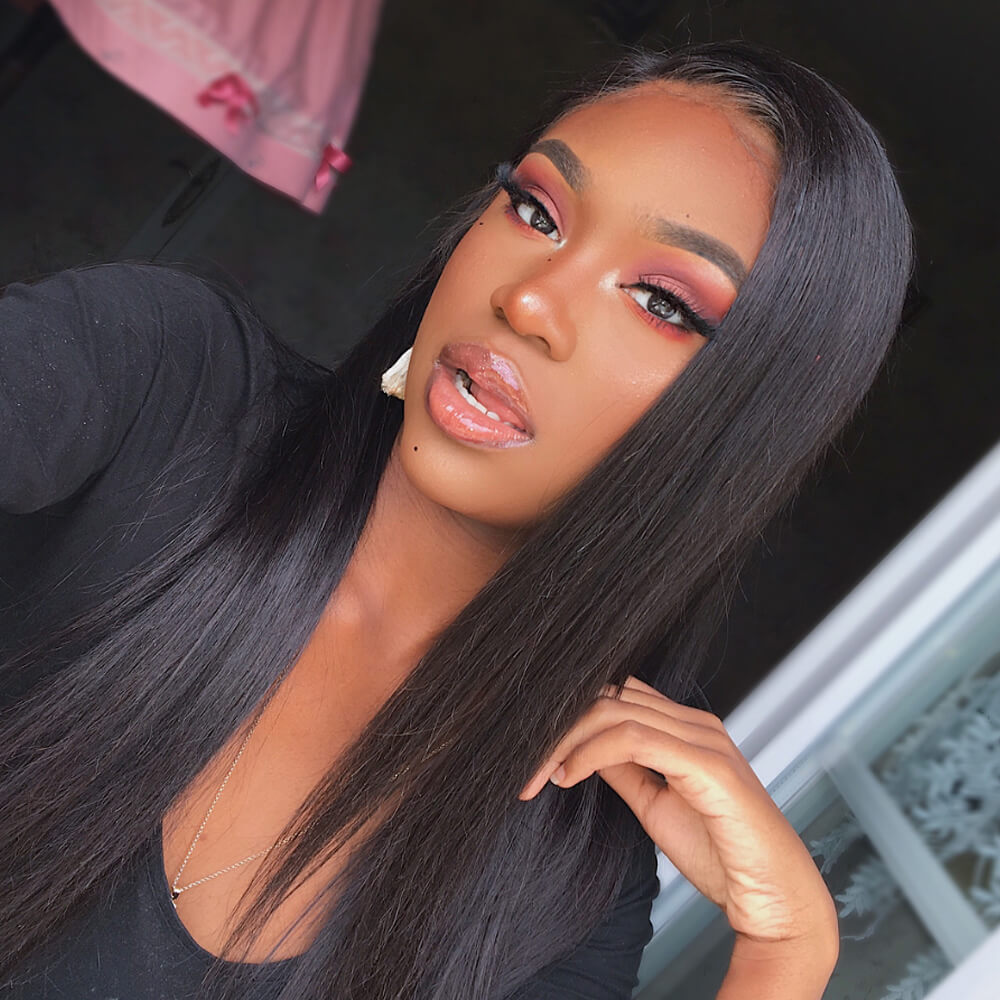 Full Lace Human Hair Wigs Straight