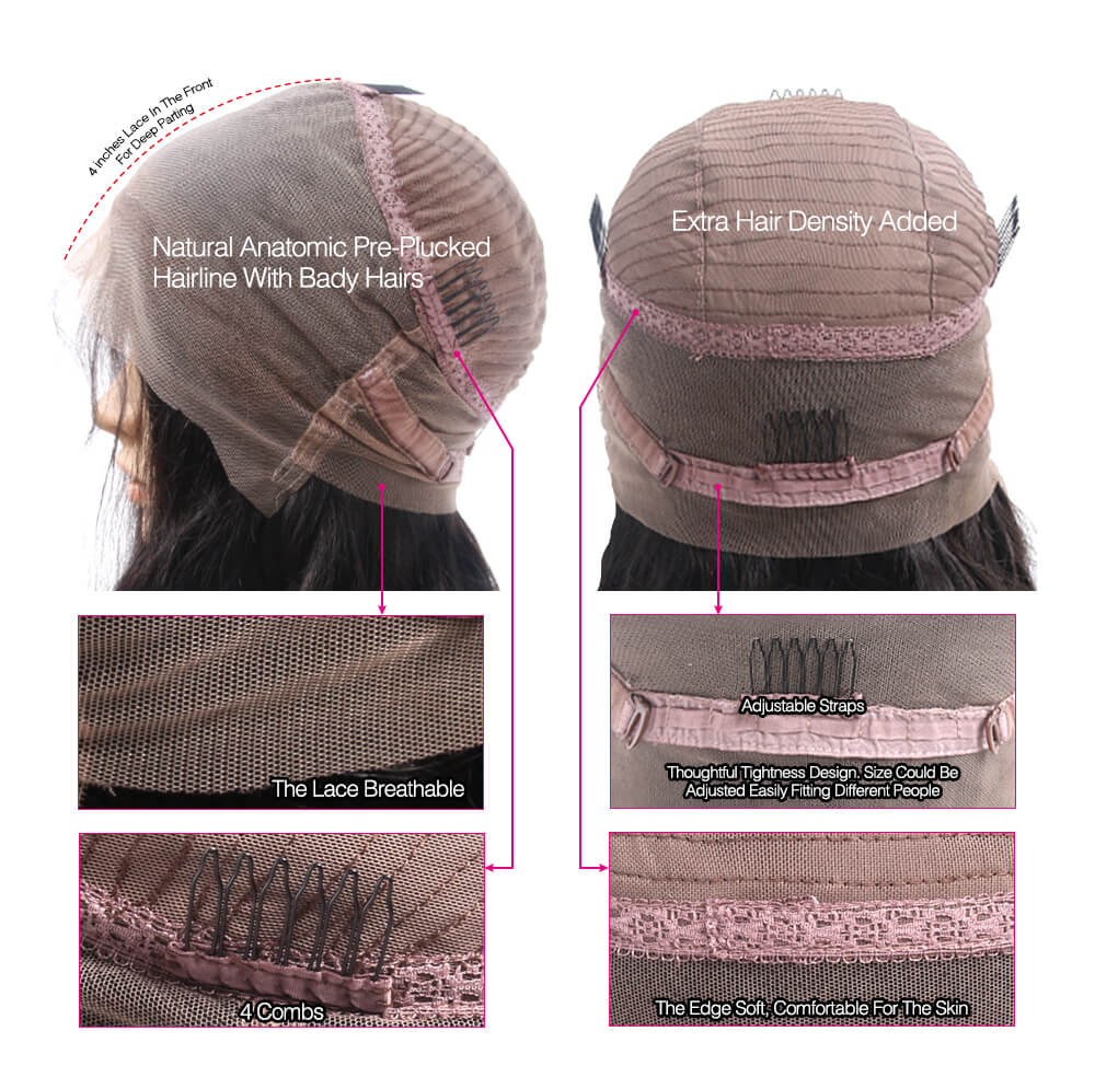 360 Lace Deep Wave Human Hair Wig