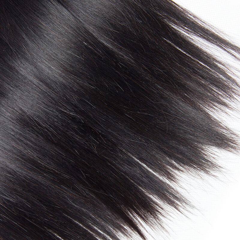 1 Bundle Straight 100% Human Hair Natural Color