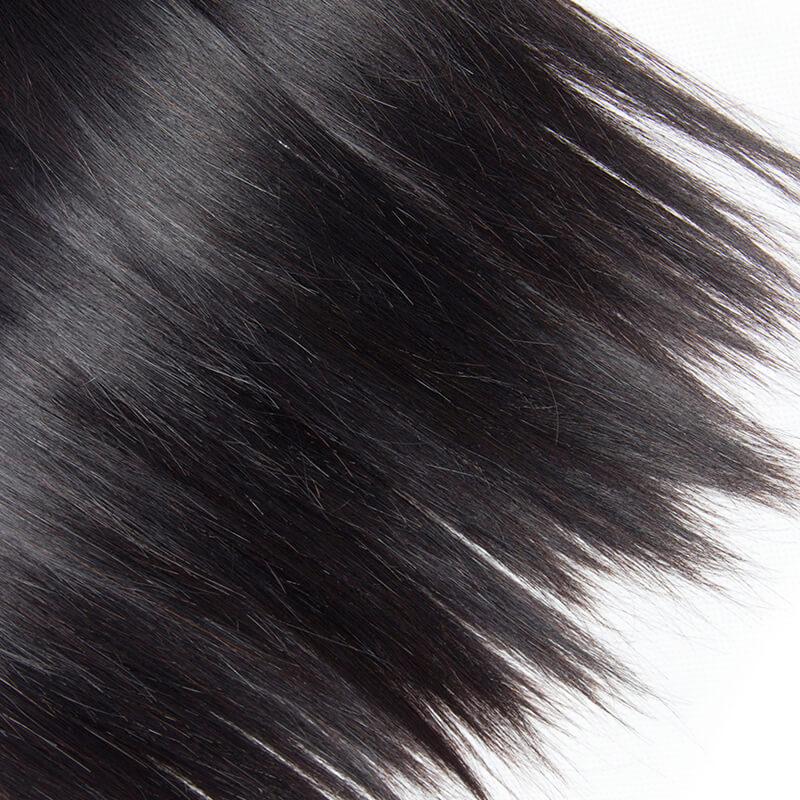 1 paquete recto 100% cabello humano color natural