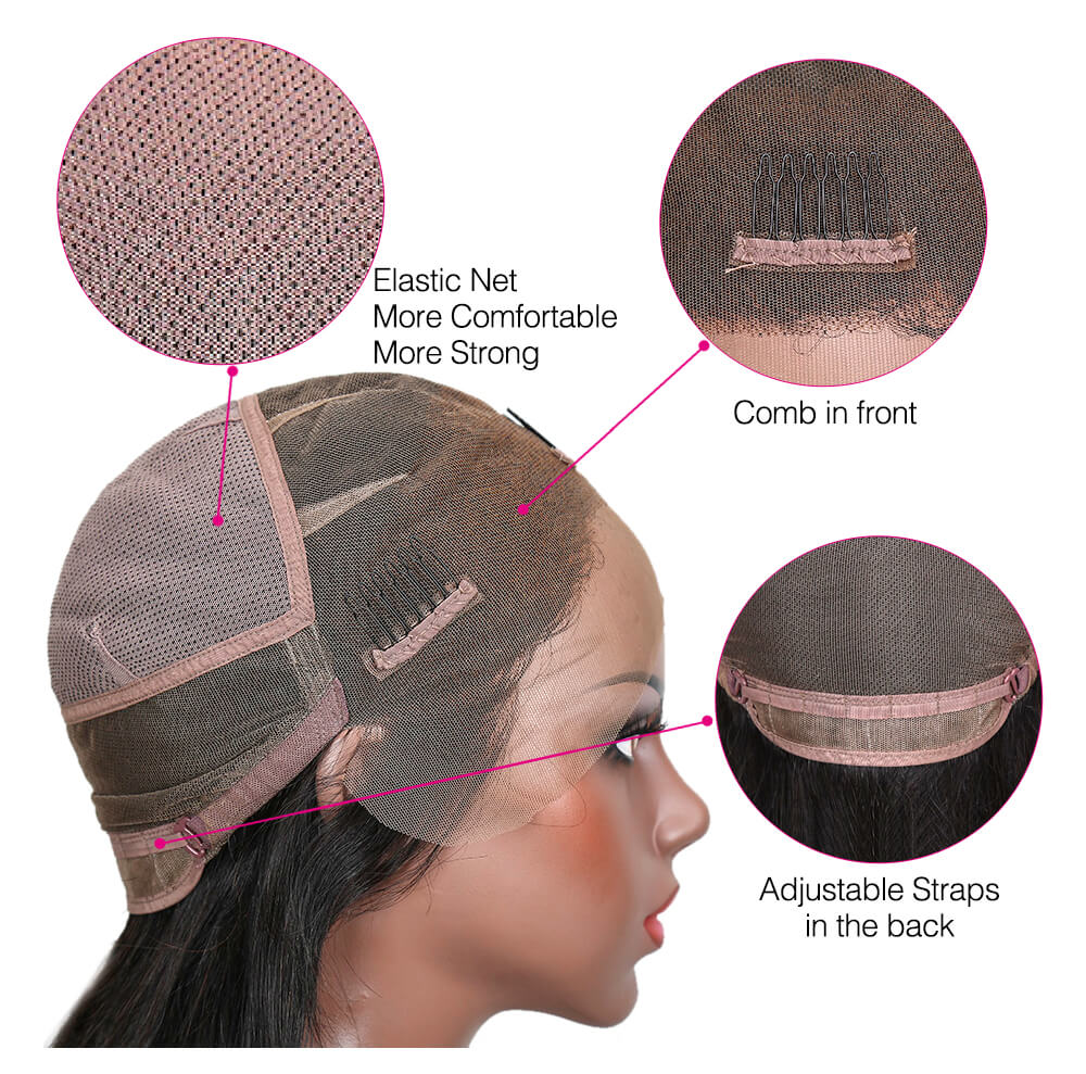 Full Lace Human Hair Wigs Straight