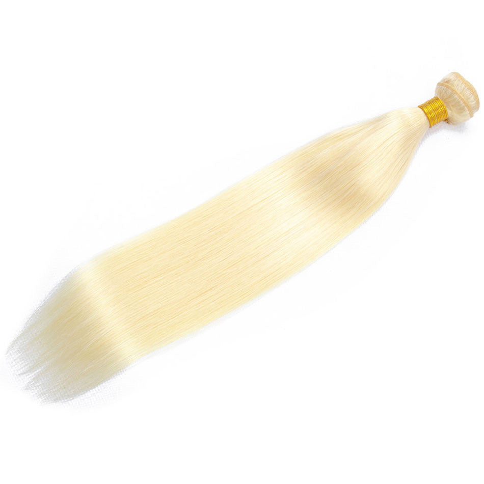 1 Bundles Deals 613 Blonde Straight Human Hair