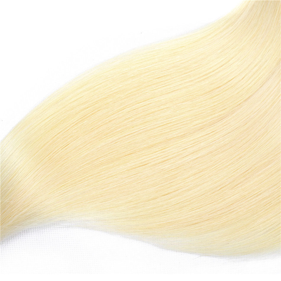 1 Bundles Deals 613 Blonde Straight Human Hair