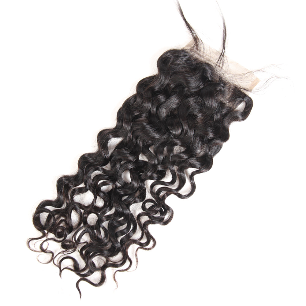 5x5 Lace Closure Water Wave Human Hair Closure