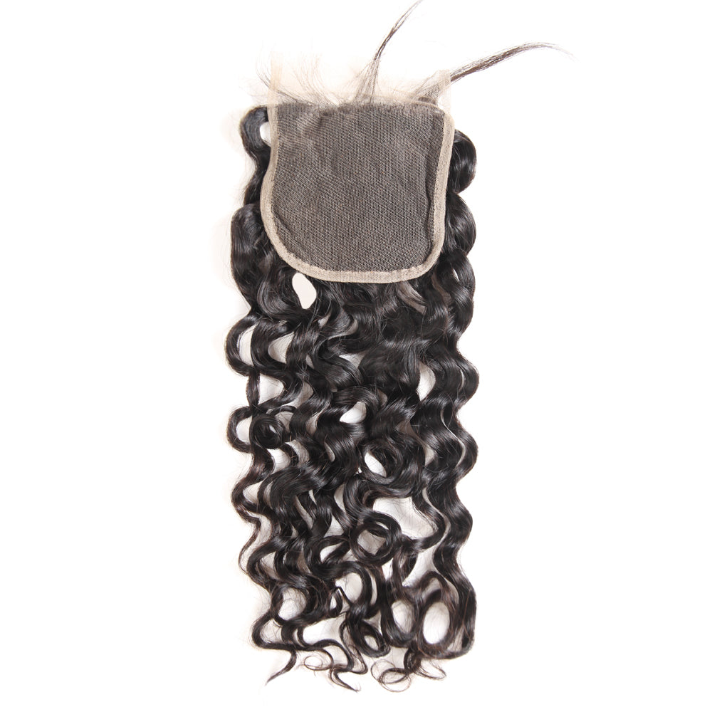 5x5 Lace Closure Water Wave Human Hair Closure