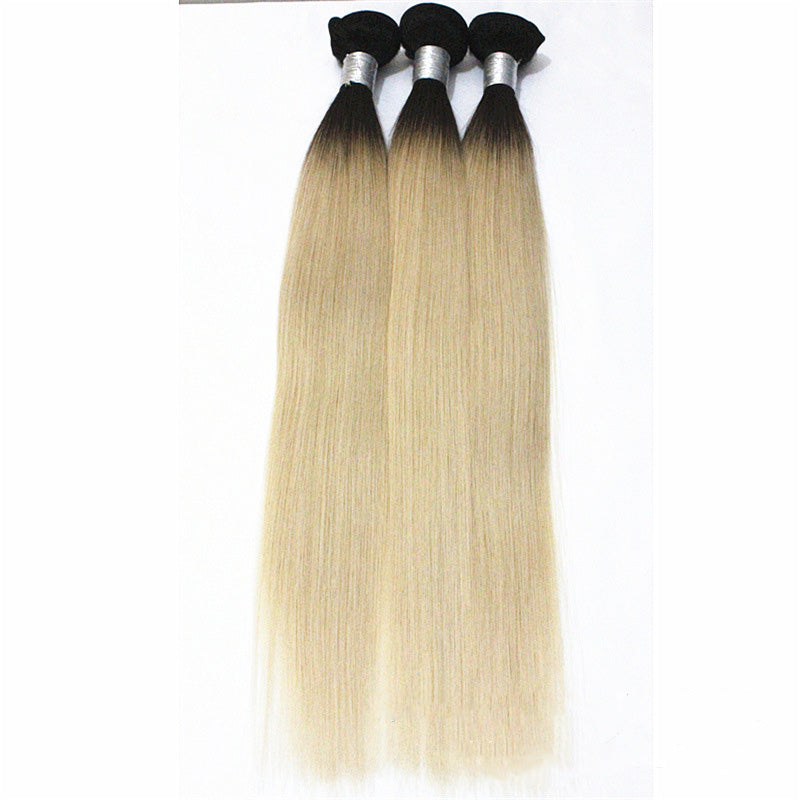 1 Bundles Deals 1b/613 Blonde Straight Human Hair