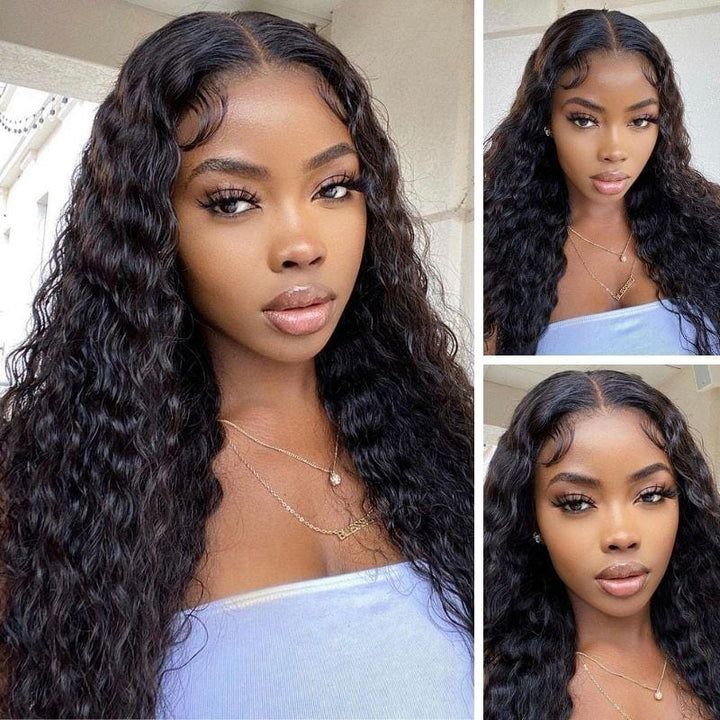 100% Human Hair 360 Lace Malaysian Curly Wig