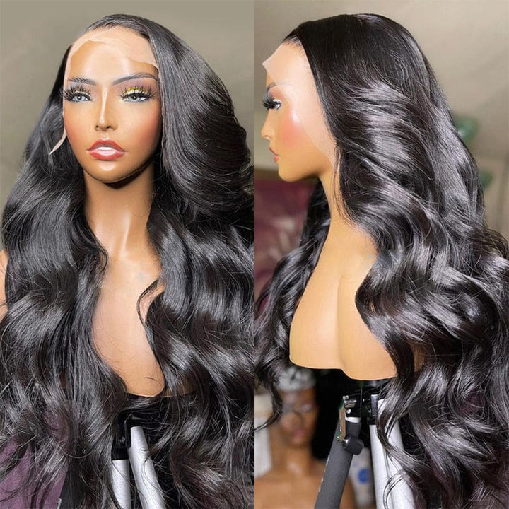 360 Full Lace Brazilian Human Hair Wig Body Wave Preplucked Hair Line