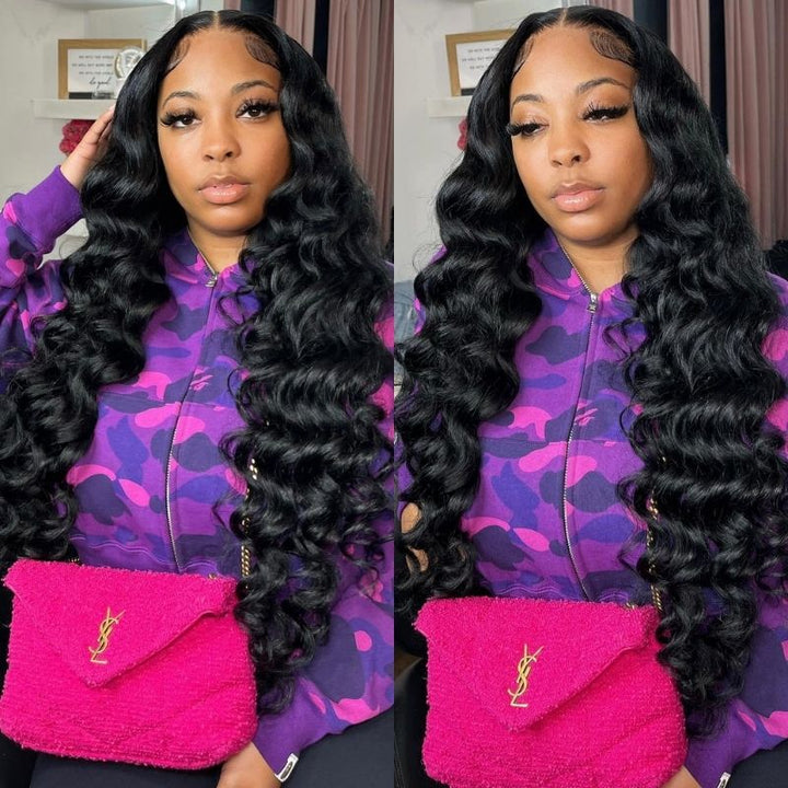 100% Human Hair 360 Lace Loose Wave Wig