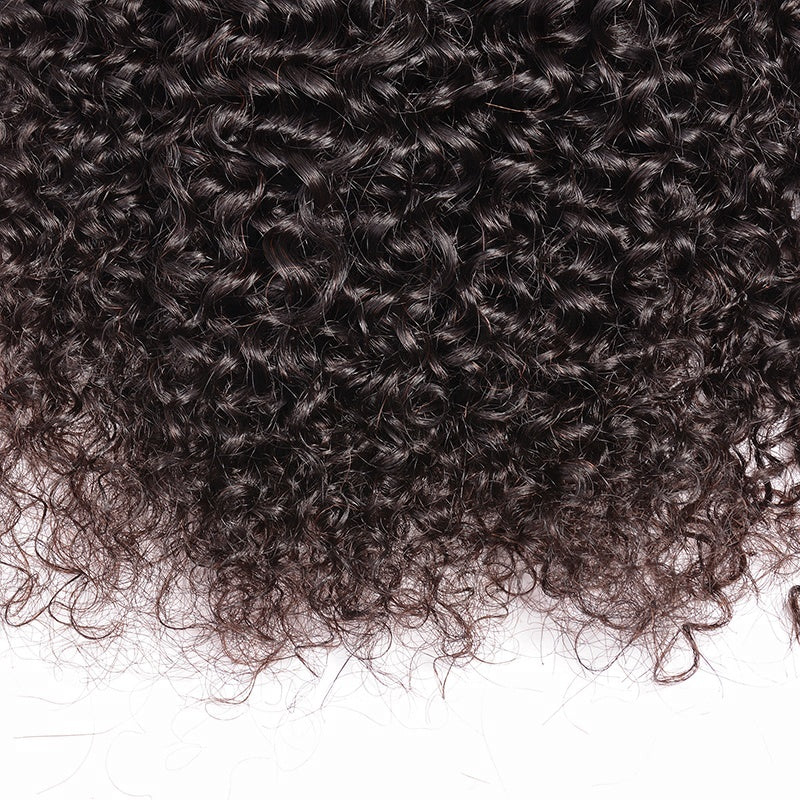 1 Bundle Kinky Curly Human Hair Weave