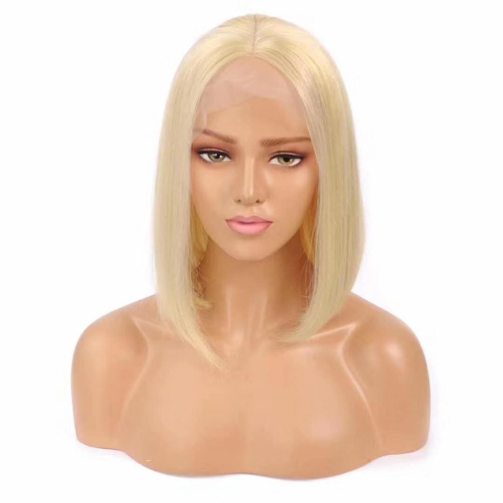 13x4 613 Bob Wig Transparent Lace Straight Wig 100% Human Hair