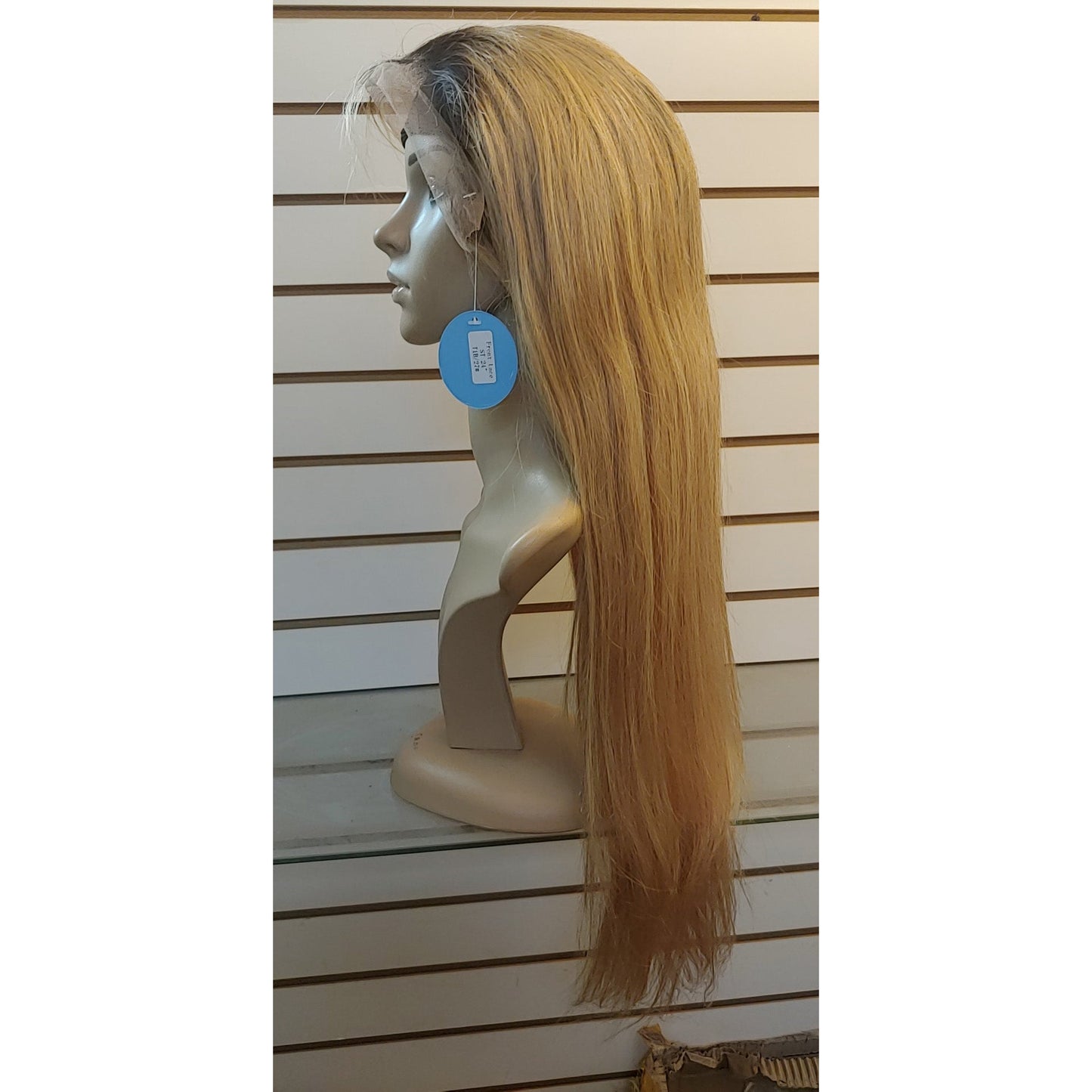 Lace Front Straight 100% Human Hair T1b/27#