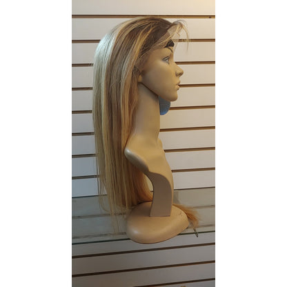Frente de encaje recto 100% cabello humano T1b / 27 #