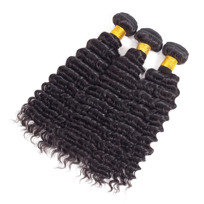 3 Bundles/Pack Deep Wave Human Hair