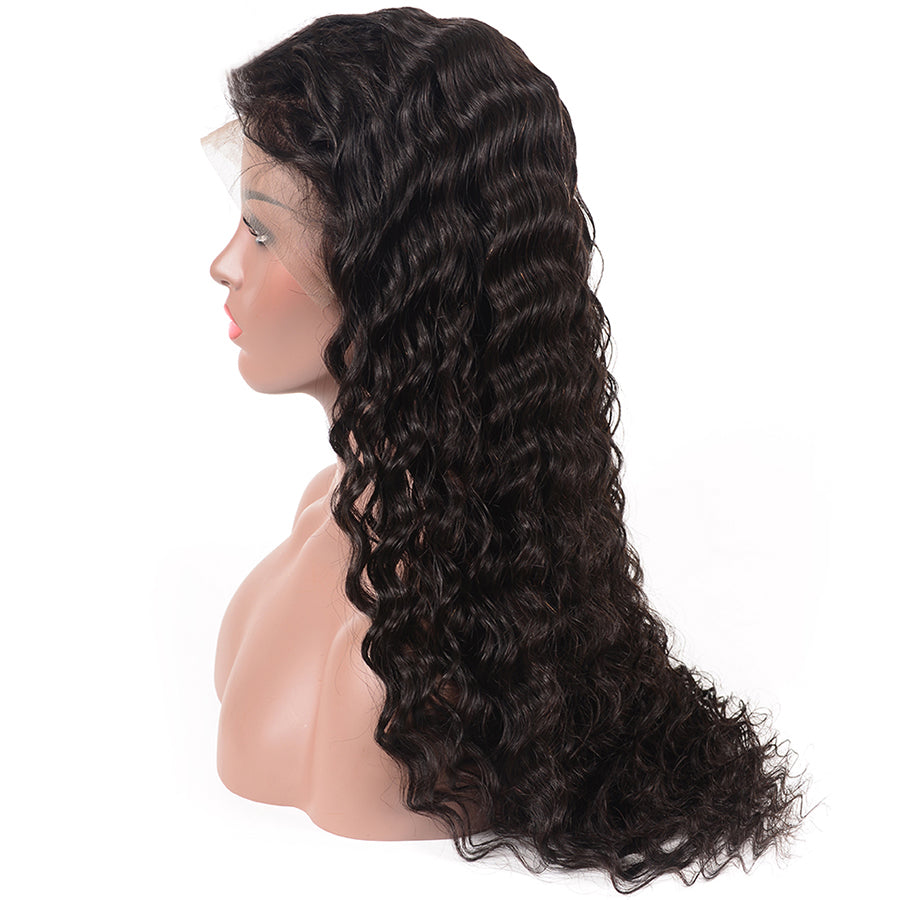 360 Lace Deep Wave Human Hair Wig