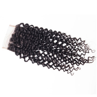 Human Hair Jerry Curly 4x4 Lace Closure