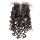 4x4 Lace Closure Italian Wave Natural Black Human Hair