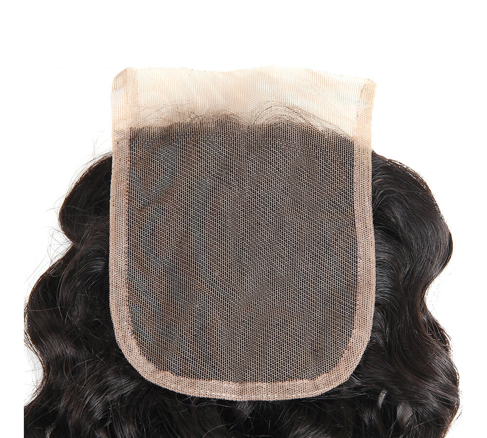 4X4 LACE CLOSURE WATER WAVE HUMAN HAIR