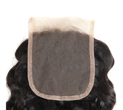 4X4 LACE CLOSURE WATER WAVE HUMAN HAIR