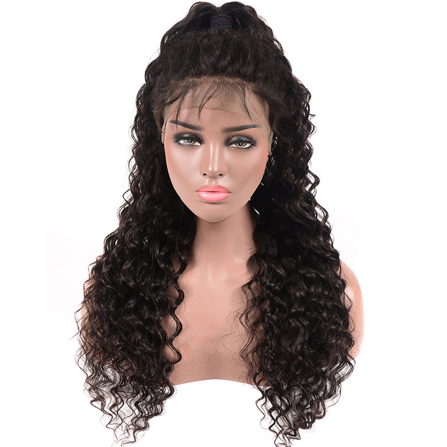 360 Lace Deep Wave Human Hair Wig