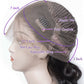100%  Human Hair 360 Lace Malaysian Curly Wig