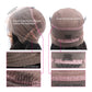 360 Full Lace Brazilian Human Hair Wig Body Wave Preplucked Hair Line