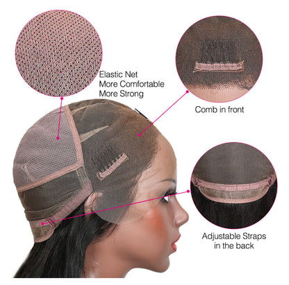 Full Lace Human Hair Body Wave Wig