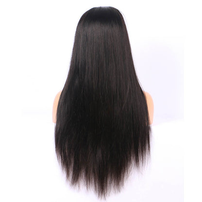 Pelucas de cabello humano de encaje completo recto