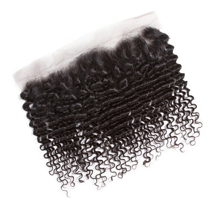 13x4 Frontal Profundo Rizado 100% Cabello Humano
