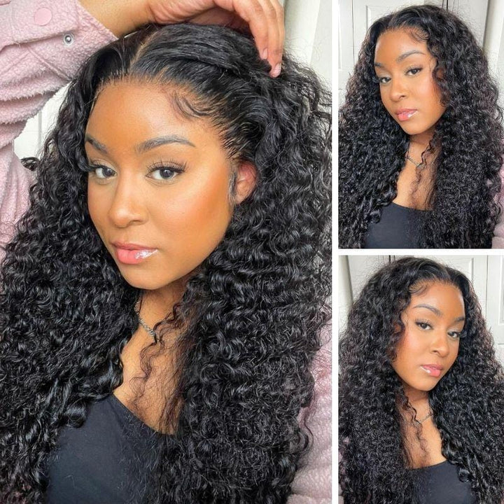 13x4 Lace Front Pineapple Wave Skin Melted Brazilian Human Hair Wig