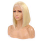 13x4 613 Bob Wig Transparent Lace Straight Wig 100% Human Hair