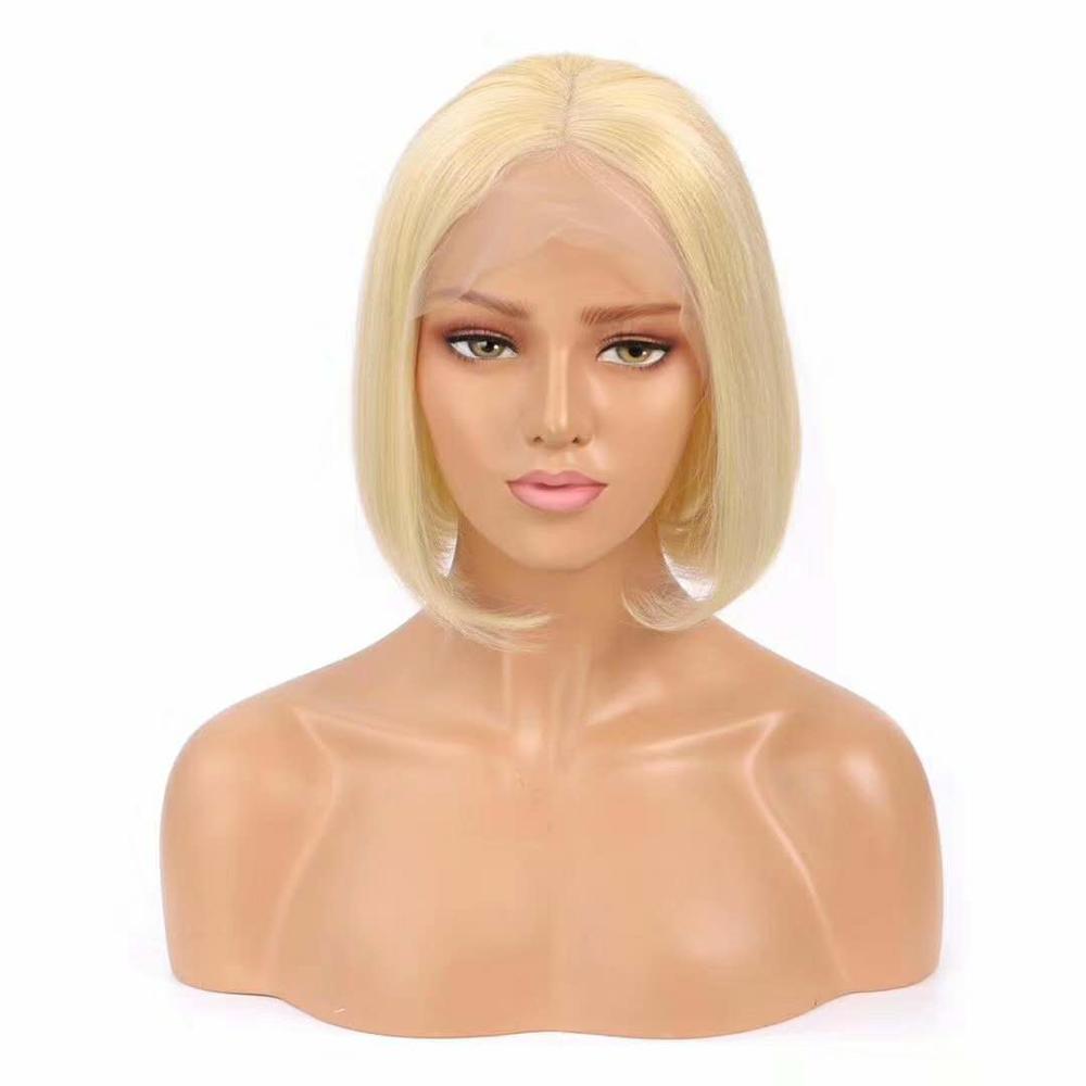 13x4 613 Bob Wig Transparent Lace Straight Wig 100% Human Hair