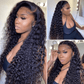 100%  Human Hair 360 Lace Malaysian Curly Wig