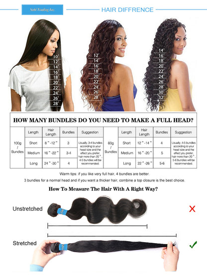 3 Bundles Body Wave Human Hair Weave